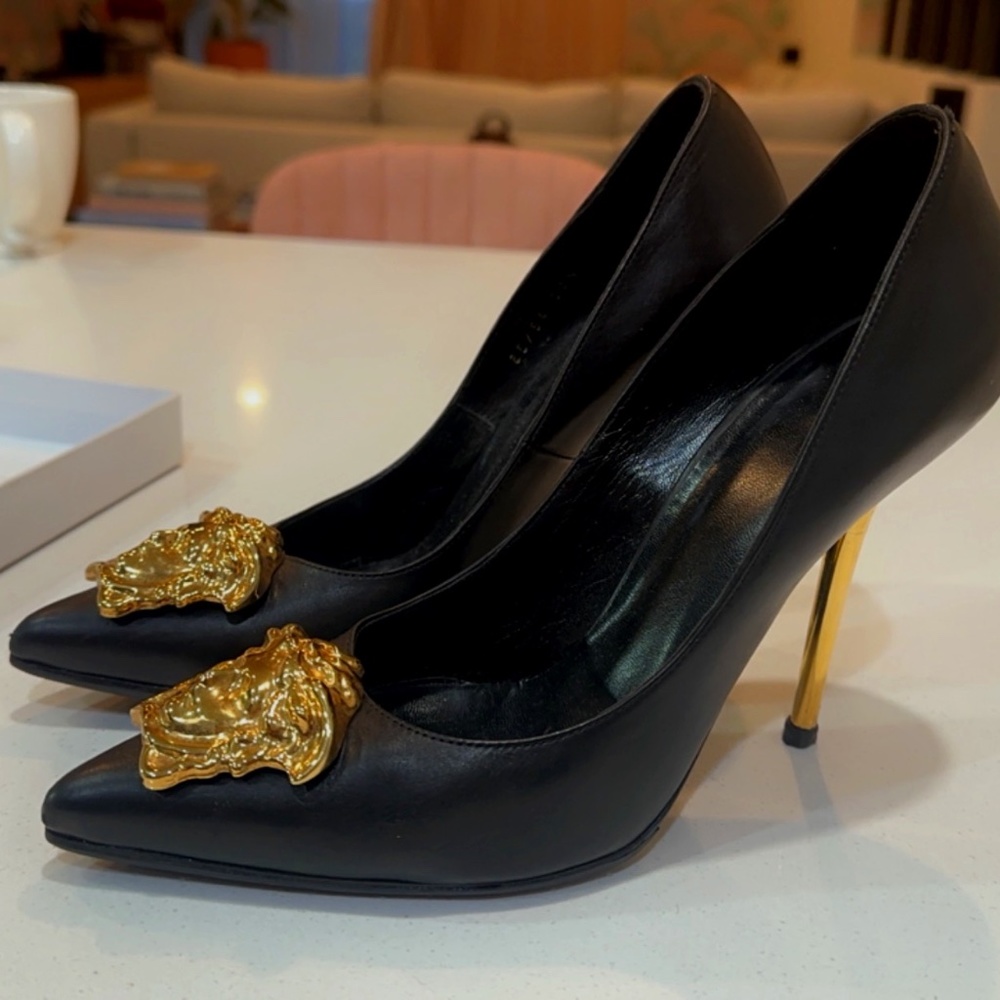 Versace Medusa Heels Size 38.5